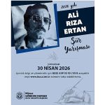 Ali Rıza Ertan Şiir Yarışması’na başvurular başladı