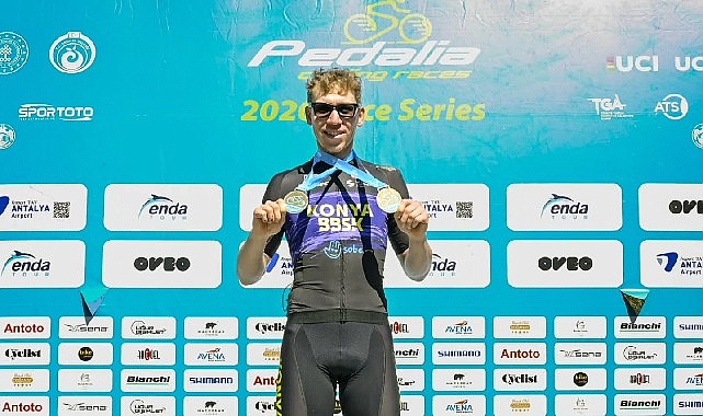 Büyükşehir Belediyespor Bisiklet Takımı Sporcusu Mustafa Tarakçı’dan Çifte Şampiyonluk