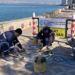 Değirmendere sahilinde hummalı çalışma