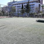 Günübirlik alandaki halı saha yenileniyor