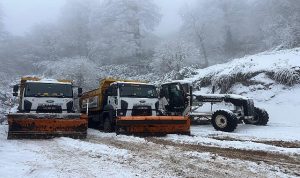 Kartepe’de Bayramda Kar Mesaisi