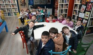 Maltepe’de minikler kütüphane haftasında kitaplarla buluştu