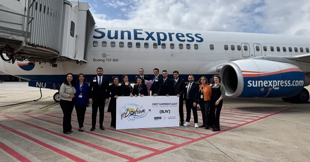 Milas-Bodrum Havalimanı Sezonun İlk Dış Hat Uçuşunu Karşıladı