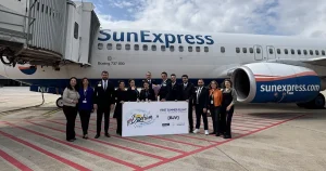 Milas-Bodrum Havalimanı Sezonun İlk Dış Hat Uçuşunu Karşıladı