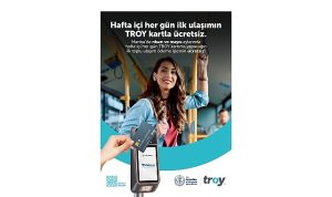 Toplu Ulaşımda Vatandaşlara TROY Kart Avantajı