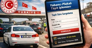 Yabancı Plakalı Araçlara Yeni Sistem: Süre Aşımı Sorunu Bitiyor