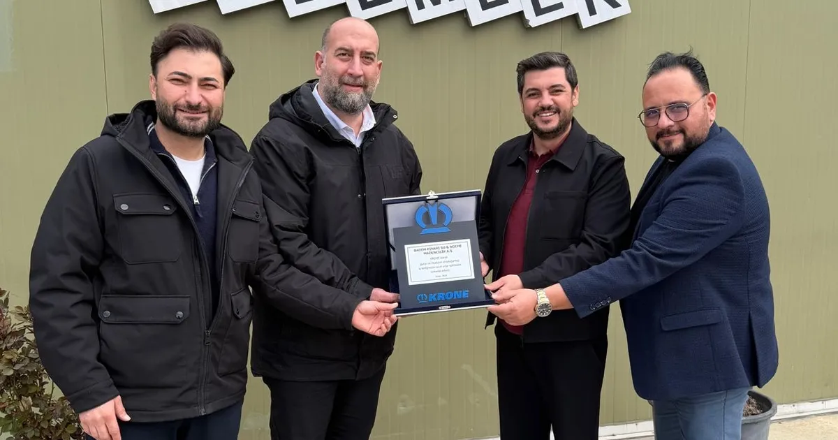 120 Yıllık Alman Markasından Badem Pınarı’na Plaket