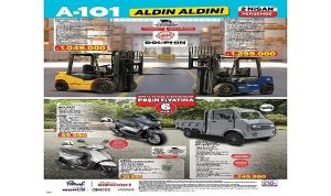 A101 2 Nisan’da Forklift ve Kamyonet Satacak