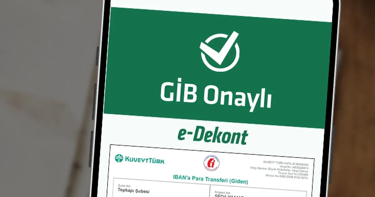 Kuveyt Türk e-Dekont Sistemine Geçen İlk Katılım Bankası Oldu