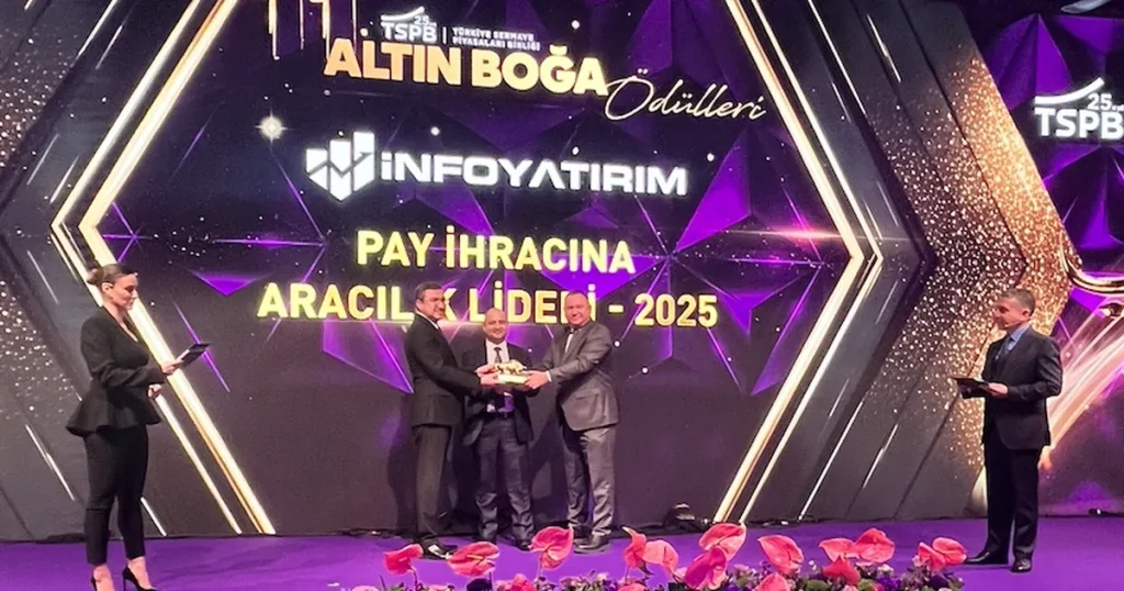 Türkiye Sermaye Piyasaları Birliği’nden İnfo Yatırım’a ödül