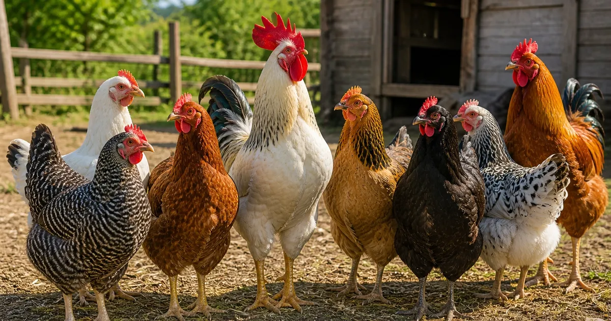 En Popüler Tavuk Irkları: Yumurta Verimi En Yüksek 10 Tavuk Türü