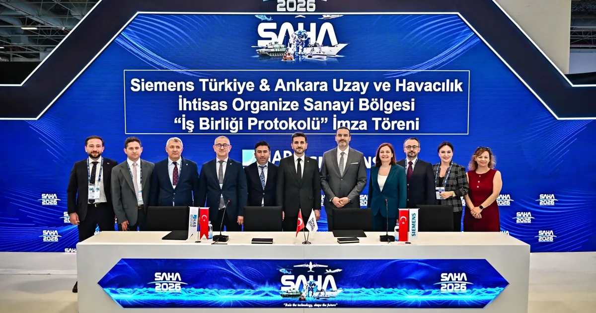 Siemens Türkiye ile Ankara Uzay ve Havacılık İhtisas Organize Sanayi Bölgesi Arasında Önemli İş Birliği