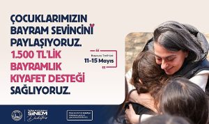 Üsküdar Belediyesi’nden Çocukların Bayram Sevincine 1500 Liralık Kıyafet Desteği